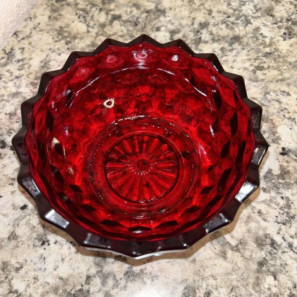 Fostoria Ruby American 5 1/4
